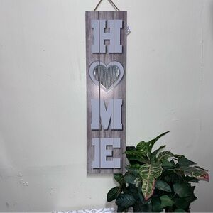 Wall art “HOME” Wall Decor Sign